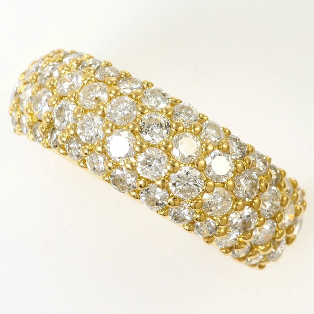 VINTAGE 18k Gold Diamond Ring